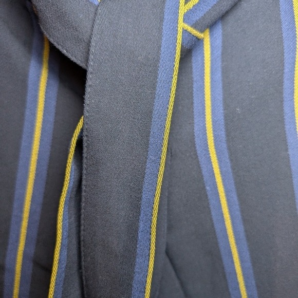 LOFT Women's Navy Dress Pants with Tie Elegant Design - Picture 4 of 10